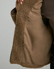 Effa Teddy Jacket - Taupe - Neo Noir