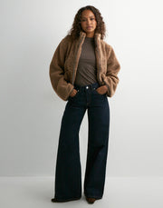 Effa Teddy Jacket - Taupe - Neo Noir