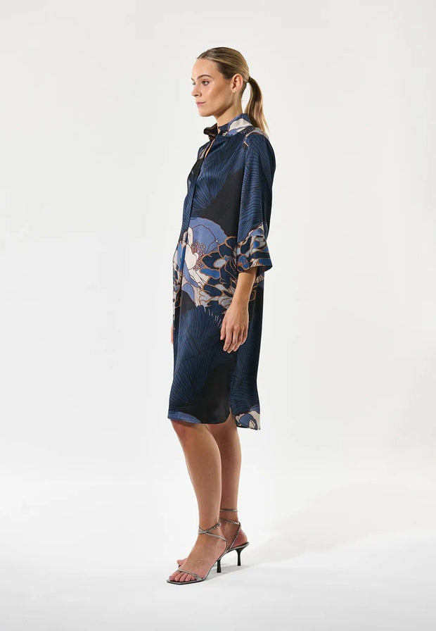 KamillesDEA  - Alepidia Blue - Shirt Dress - Dea Kudibal