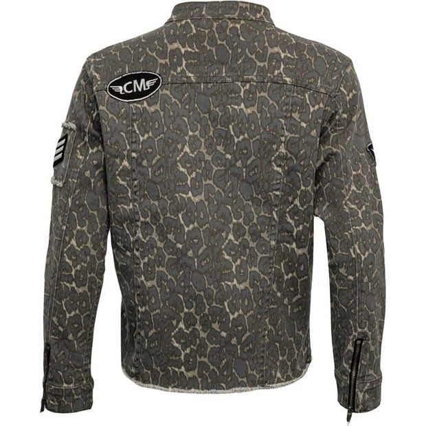 Foxy Leopard Jacket - Grey Leo - Costa Mani