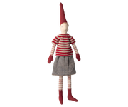 Nisse - Str. 3 - Pige - Nederdel og Strikket Sweater - Maileg