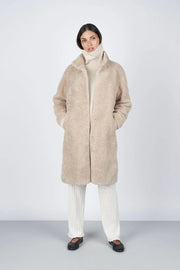 Jaclyn Coat - Dark Beige - O'Tay