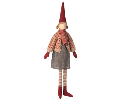 Nisse - Str. 4 - Pige - Nederdel og Cardigan - Maileg