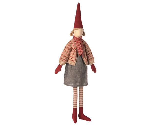 Nisse - Str. 4 - Pige - Nederdel og Cardigan - Maileg