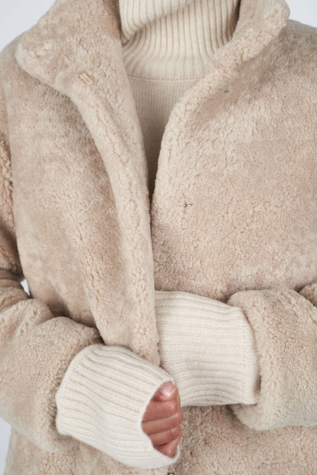 Jaclyn Coat - Dark Beige - O'Tay