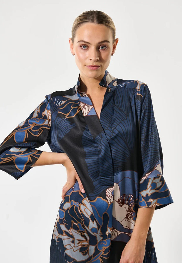 KamillesDEA  - Alepidia Blue - Shirt Dress - Dea Kudibal