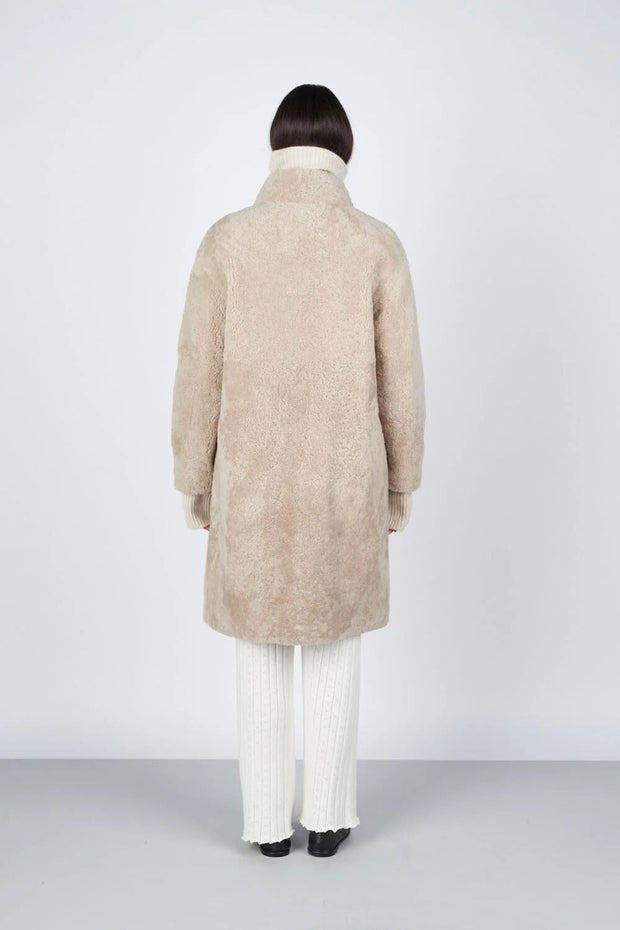 Jaclyn Coat - Dark Beige - O'Tay