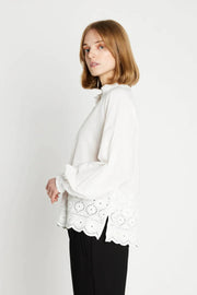RDFGaladia Blouse - Off White - Rue de Femme