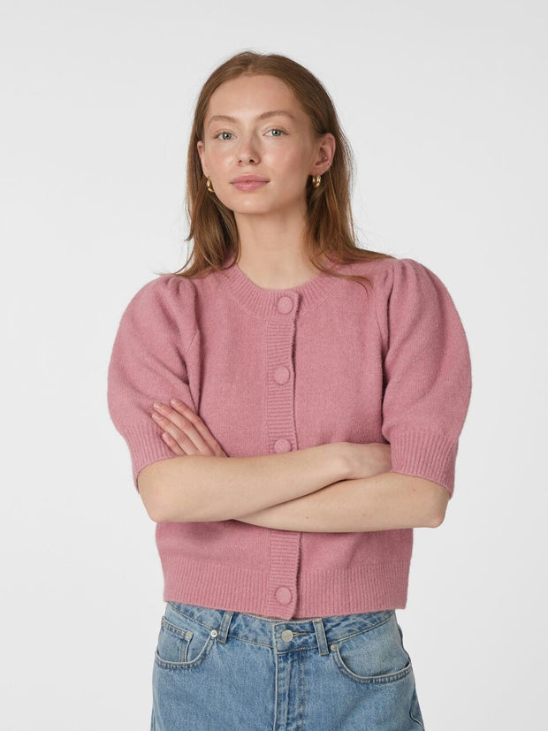 Trudy Knit Cardigan - Rose - Neo Noir