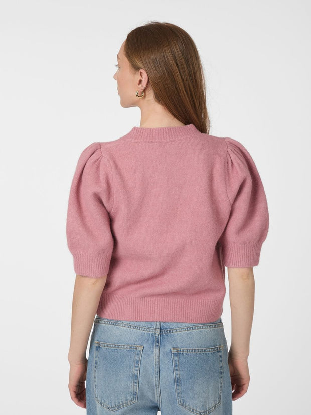 Trudy Knit Cardigan - Rose - Neo Noir