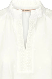 RDFGaladia Blouse - Off White - Rue de Femme