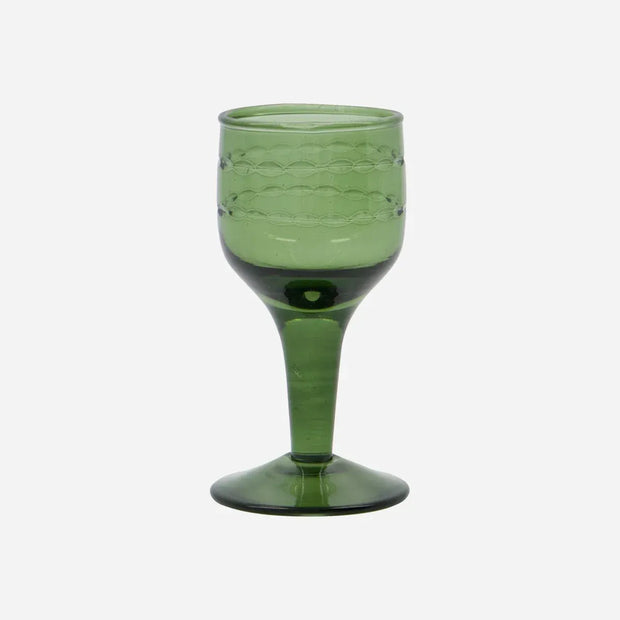 Likør Glas - HDVintage - Green - House Doctor