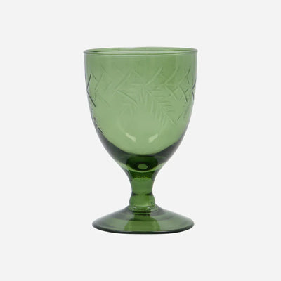 White Wine Glass - HDVintage - Green - House Doctor