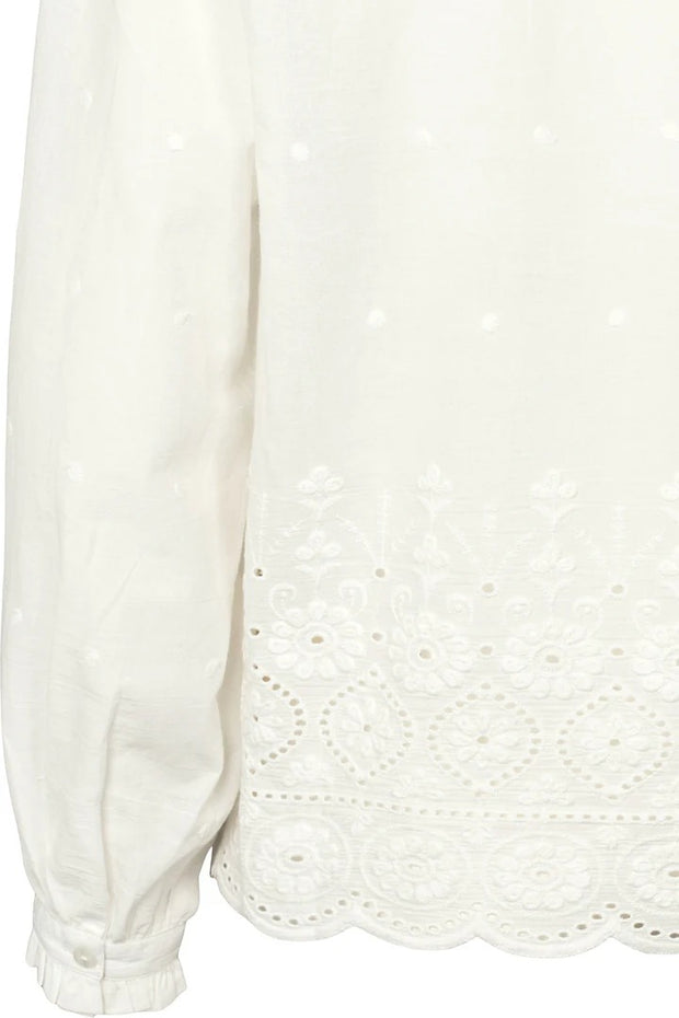 RDFGaladia Blouse - Off White - Rue de Femme