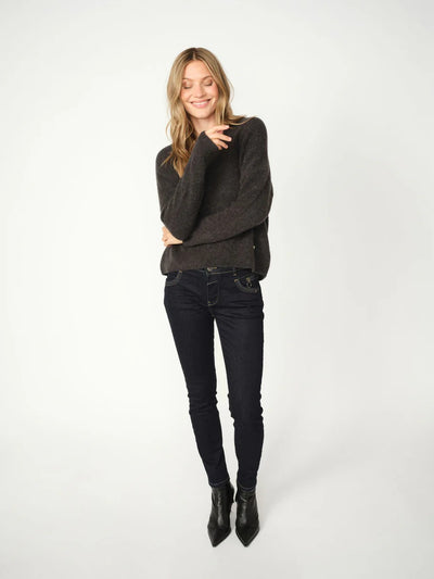 MMCarla Naomi Hybrid Jeans - Regular - Dark Blue - Mos Mosh
