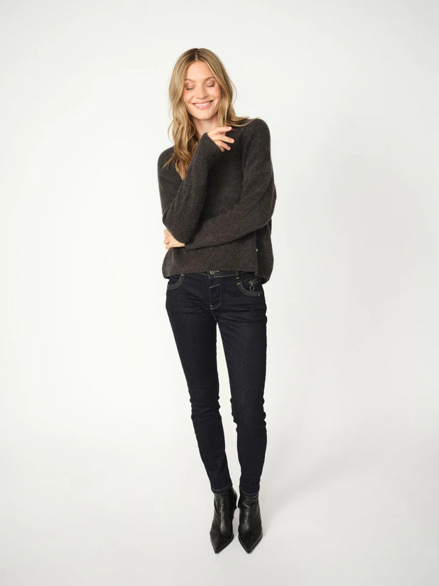 MMCarla Naomi Hybrid Jeans - Regular - Dark Blue - Mos Mosh