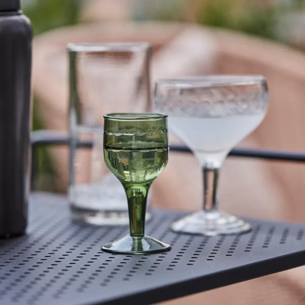 Likør Glas - HDVintage - Green - House Doctor