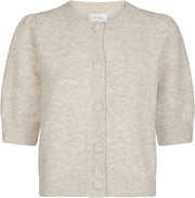 Trudy Knit Cardigan - Beige Melange - Neo Noir