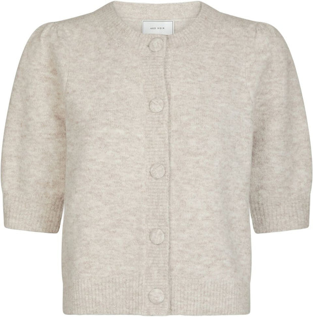 Trudy Knit Cardigan - Beige Melange - Neo Noir