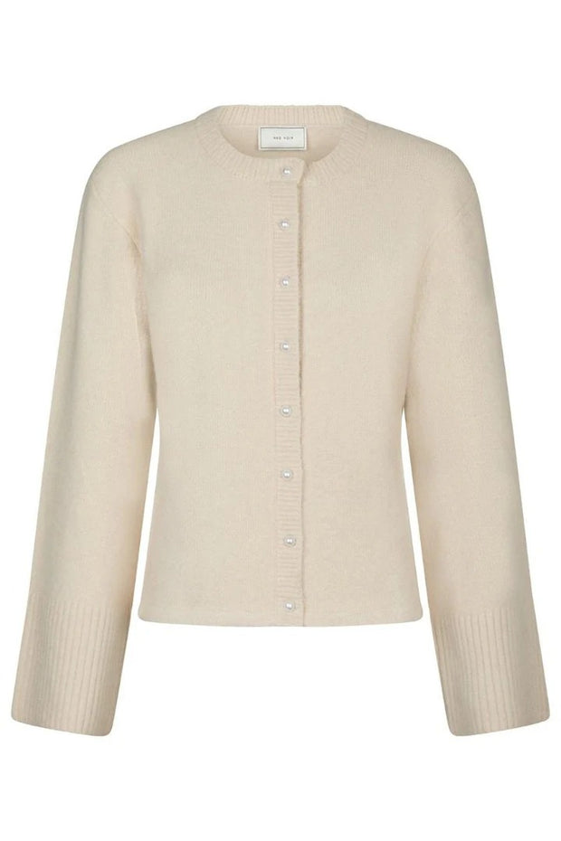 Mixie Knit Cardigan - Ivory - Neo Noir