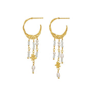 Helem Earrings - Forgyldt - Maanesten