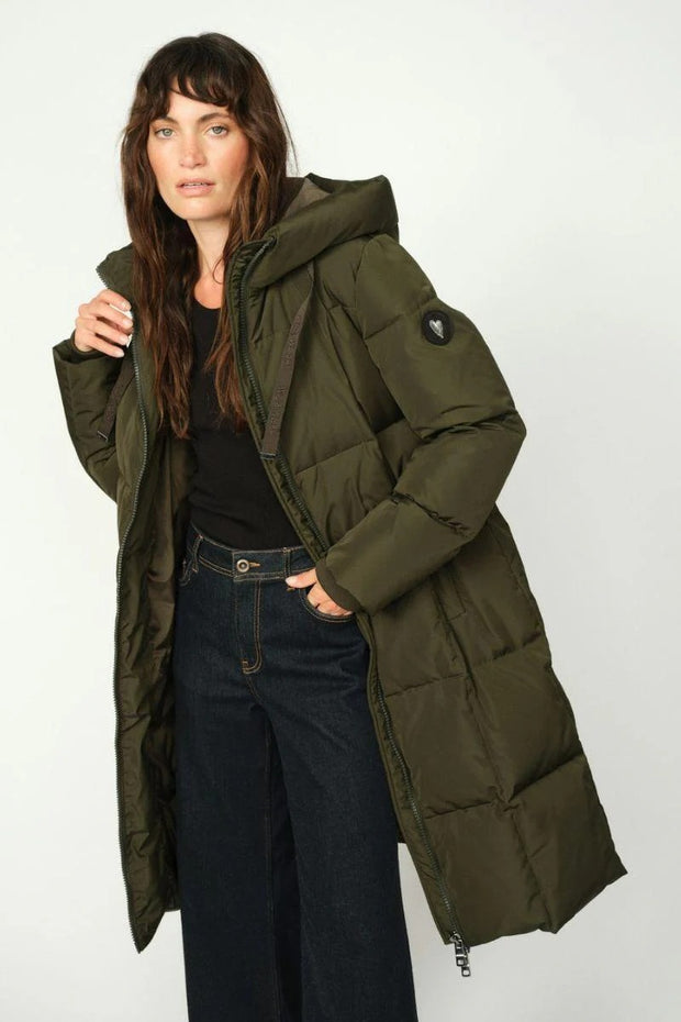MMNova Square Down Coat - Rosin - Mos Mosh