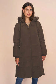 MMNova Square Down Coat - Slate Black - Mos Mosh