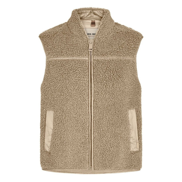 MMRowe Teddy Waistcoat - Savannah Tan - Mos Mosh