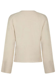 Mixie Knit Cardigan - Ivory - Neo Noir