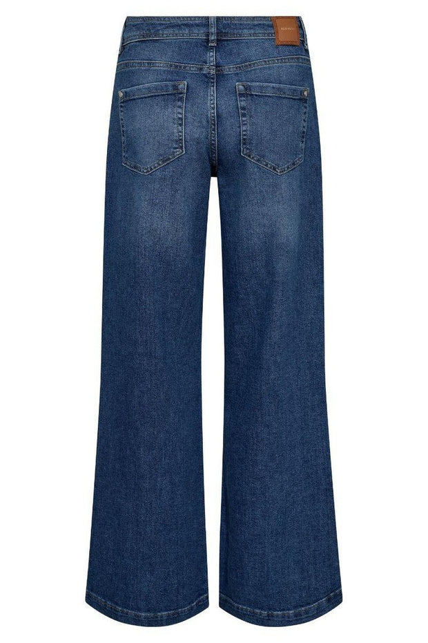 MMDara Deco Jeans - Mid Blue - Regular - Mos Mosh