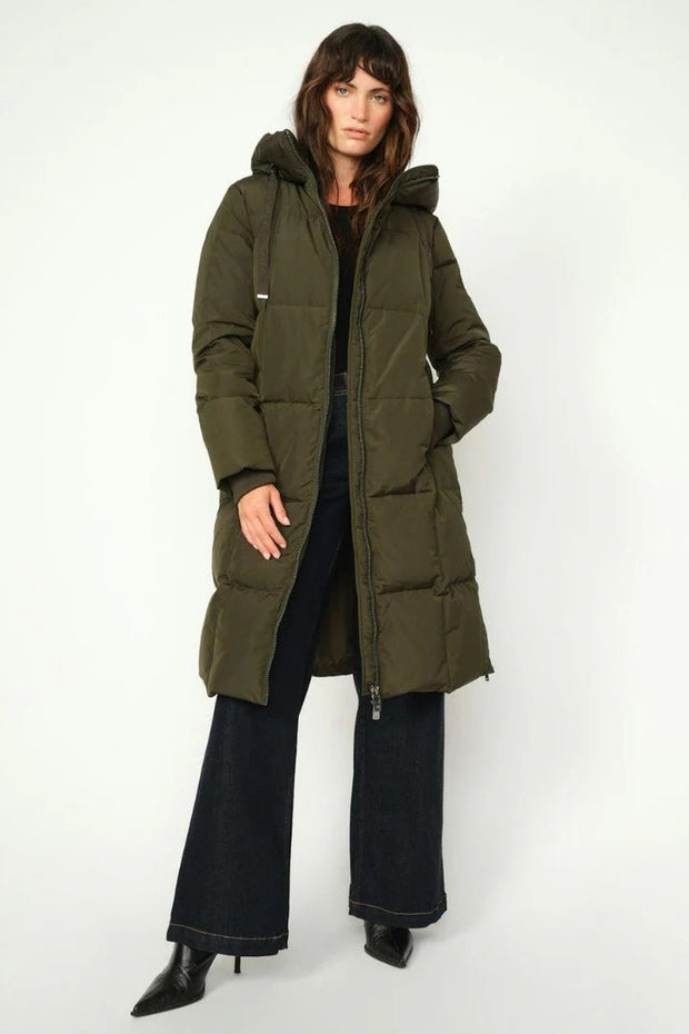 MMNova Square Down Coat - Rosin - Mos Mosh