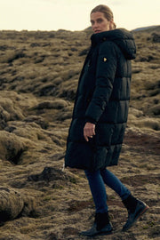 Nova Square Down Coat - Dunfrakke - Black - Mos Mosh
