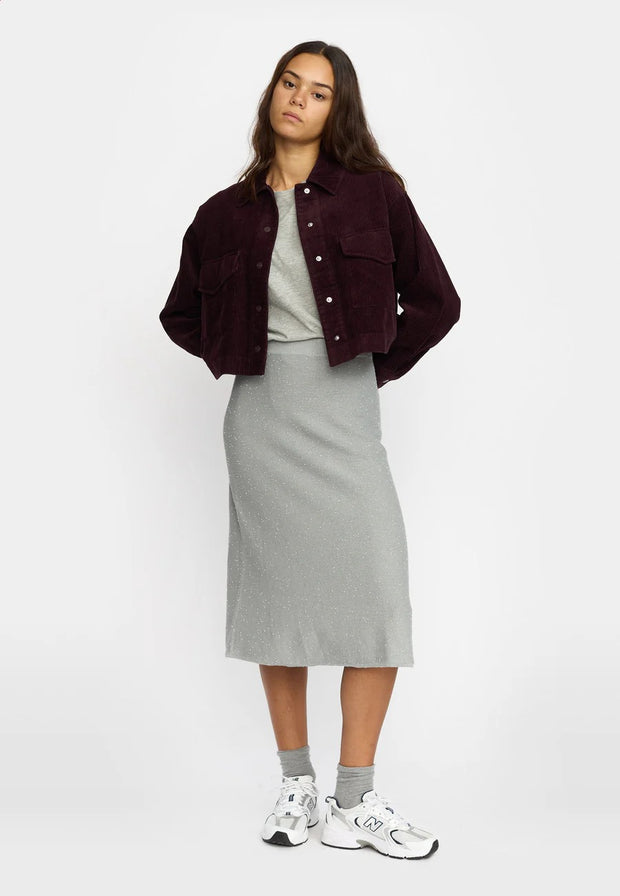 Cropped Shirt - Burgundy - Selfhood