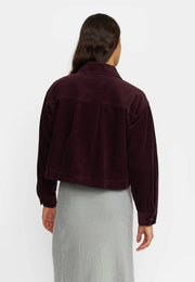 Cropped Shirt - Burgundy - Selfhood
