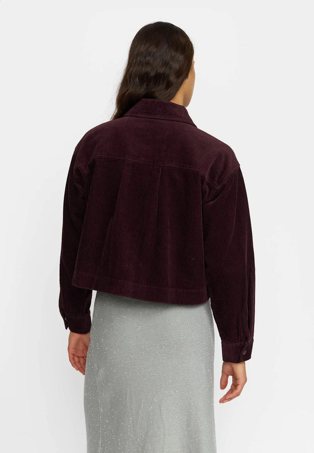 Cropped Shirt - Burgundy - Selfhood