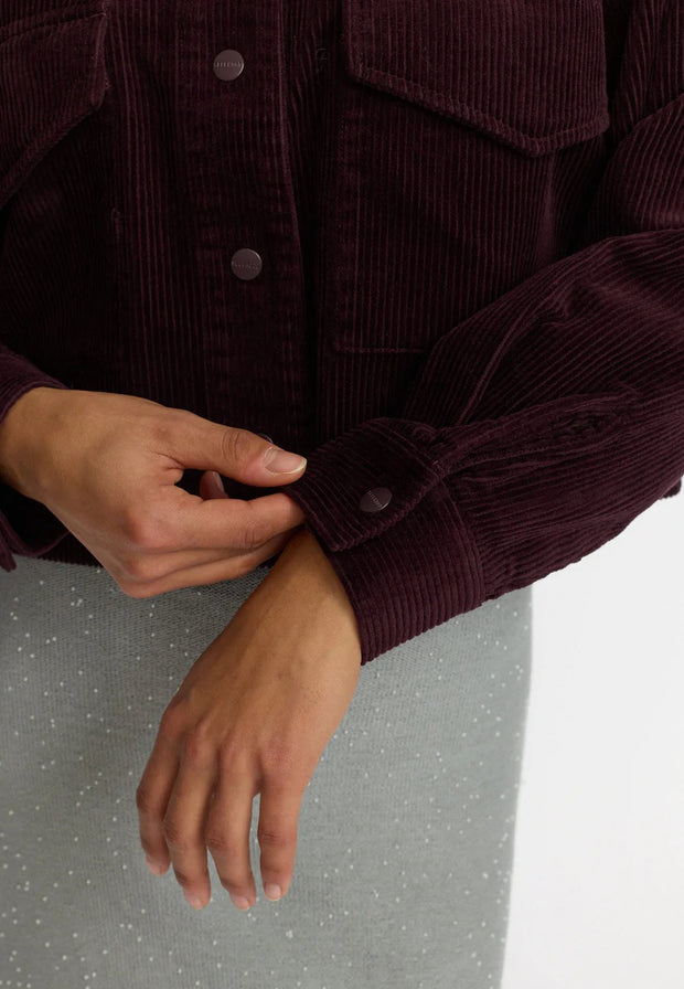 Cropped Shirt - Burgundy - Selfhood