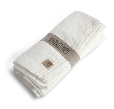 Borddug - Off White - 145x300cm - Lovely Linen