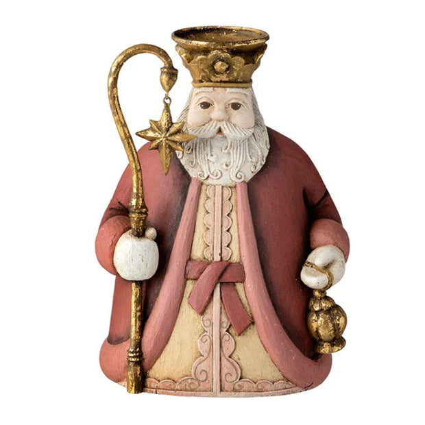 Santa Red Candle Holder - Bungalow