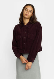 Cropped Shirt - Burgundy - Selfhood