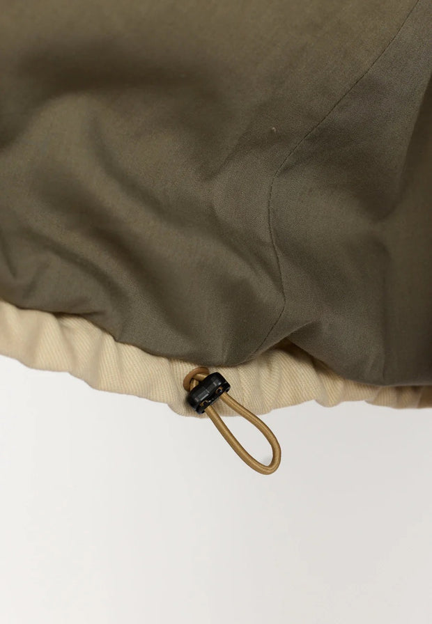 Quilted Patchwork Jacket - Army - Selfhood