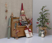 Nisse - Str. 1 - Dreng - Rød Ternet Skjorte - Maileg