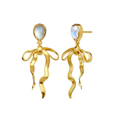 Tiana Earrings - Forgyldt - Maanesten