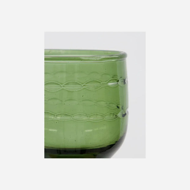 Likør Glas - HDVintage - Green - House Doctor