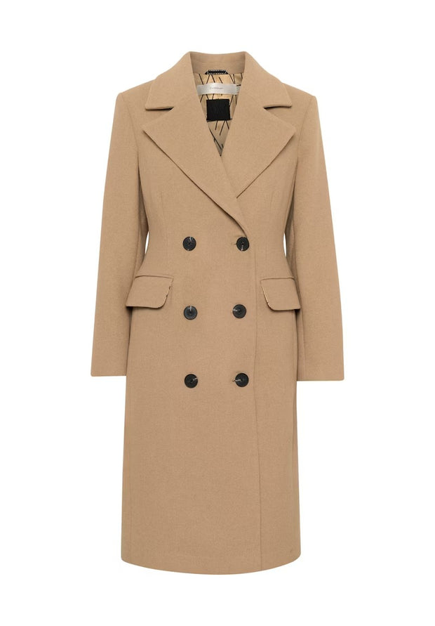 ThoraIW Lapel Coat R - Tobacco Brown - InWear