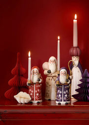 Candle Holder Santa - Marigold Red - Bungalow