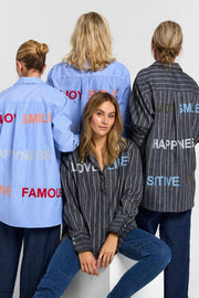Letters Shirt - Black - Costa Mani