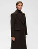ThoraIW Lapel Coat R - Chocolate Brown - InWear