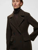 ThoraIW Lapel Coat R - Chocolate Brown - InWear