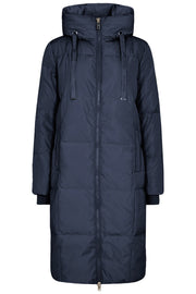 Nova Square Down Coat - Dunfrakke - Navy - Mos Mosh