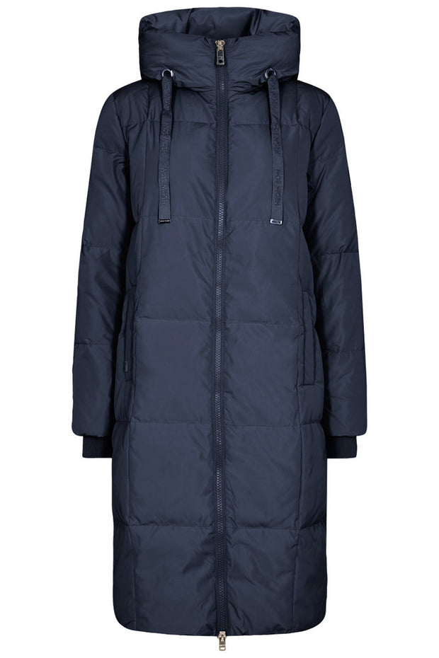 Nova Square Down Coat - Dunfrakke - Navy - Mos Mosh